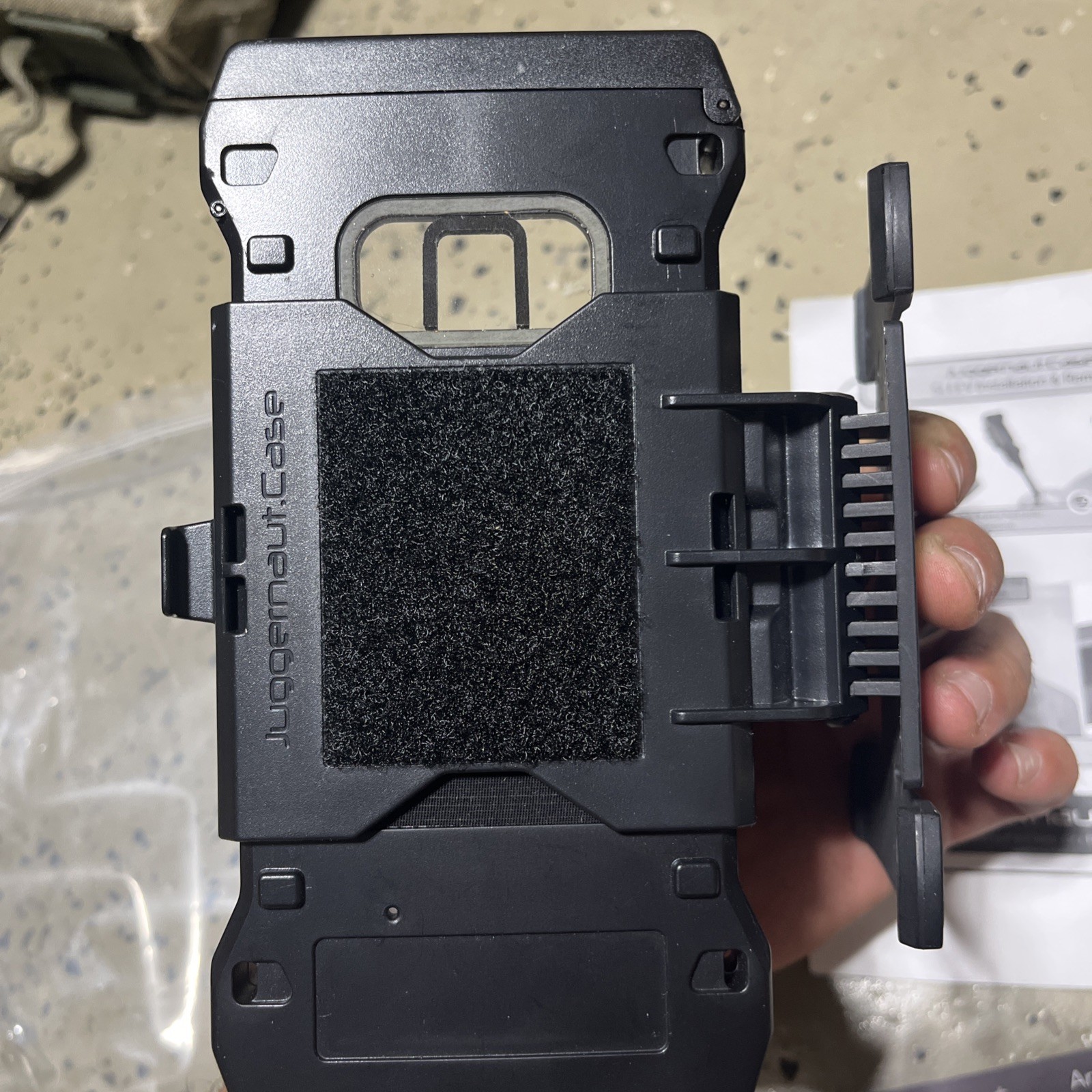 Juggernaut S9 SLEEV Case PALS Mount Black Small NSW NAVY SEAL DEVGRU