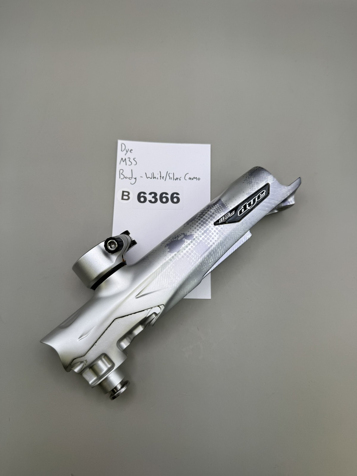 Dye M3S Body White/Silver Camo