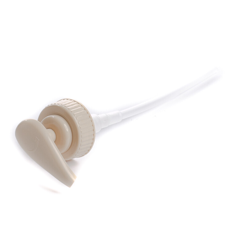Tan Threaded Short Neck Dispenser Pump | 6 Pieces