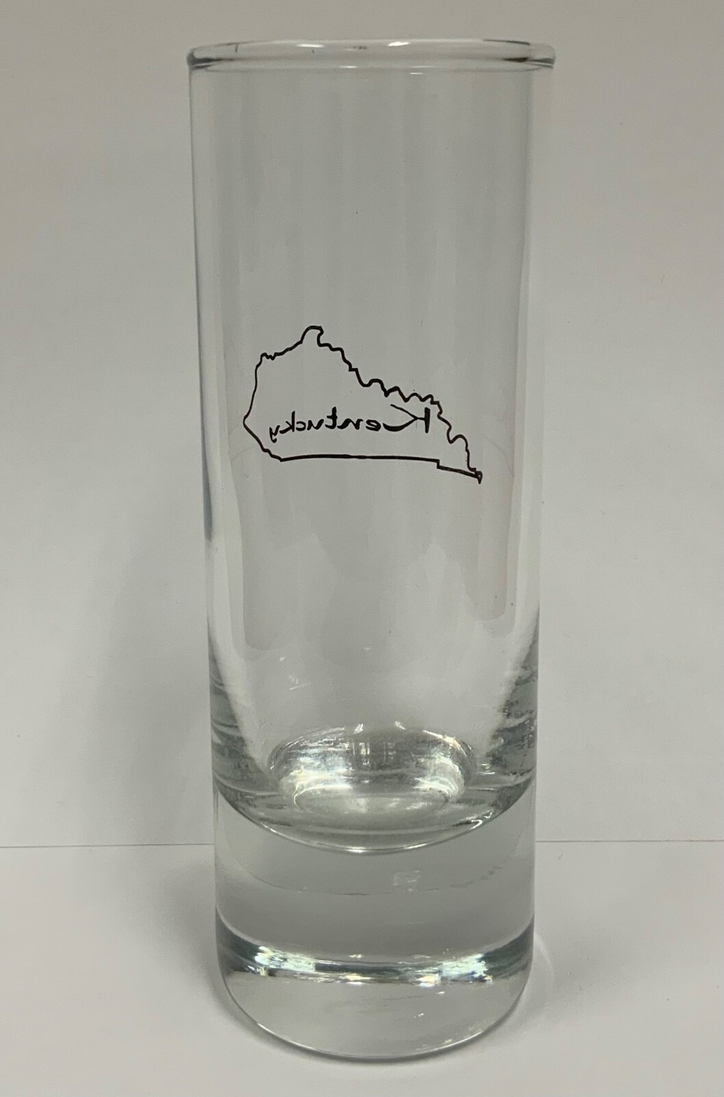 Kentucky State Shape Tall Shot Glass