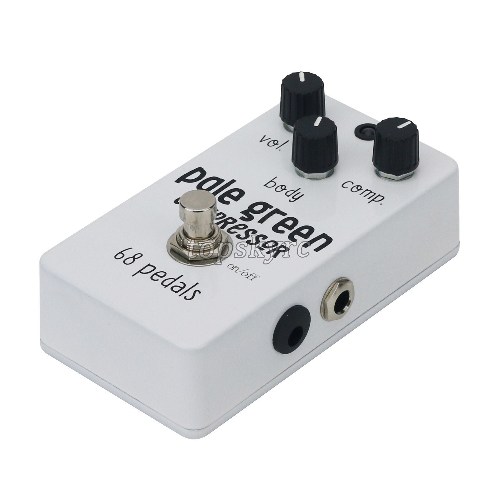 68pedals Pale Green Compressor Single Guitar Effects Pedal High Quality f/ Music