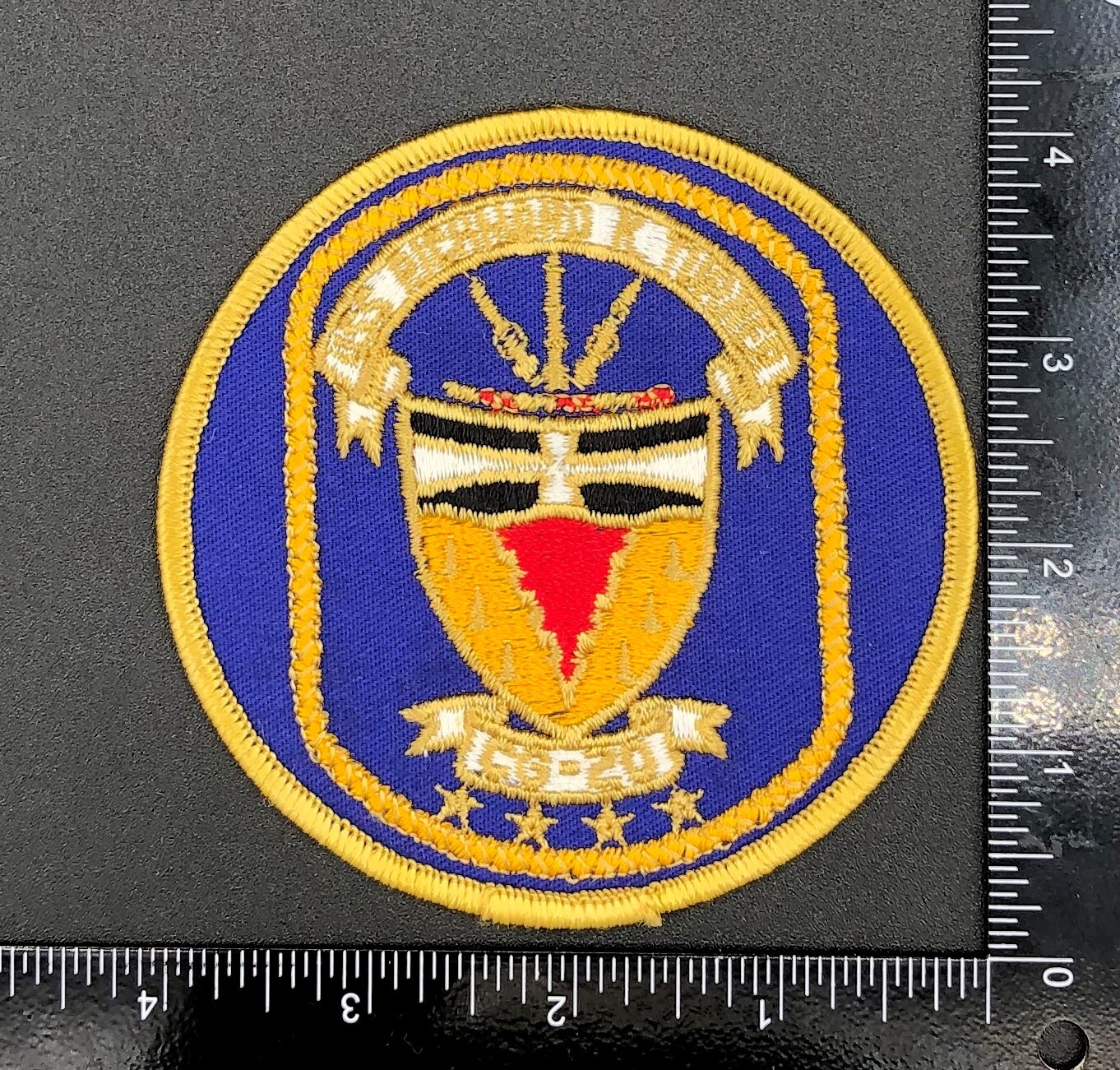 US Navy USS Richard K Turner CG-20 Non Hook And Loop Patch