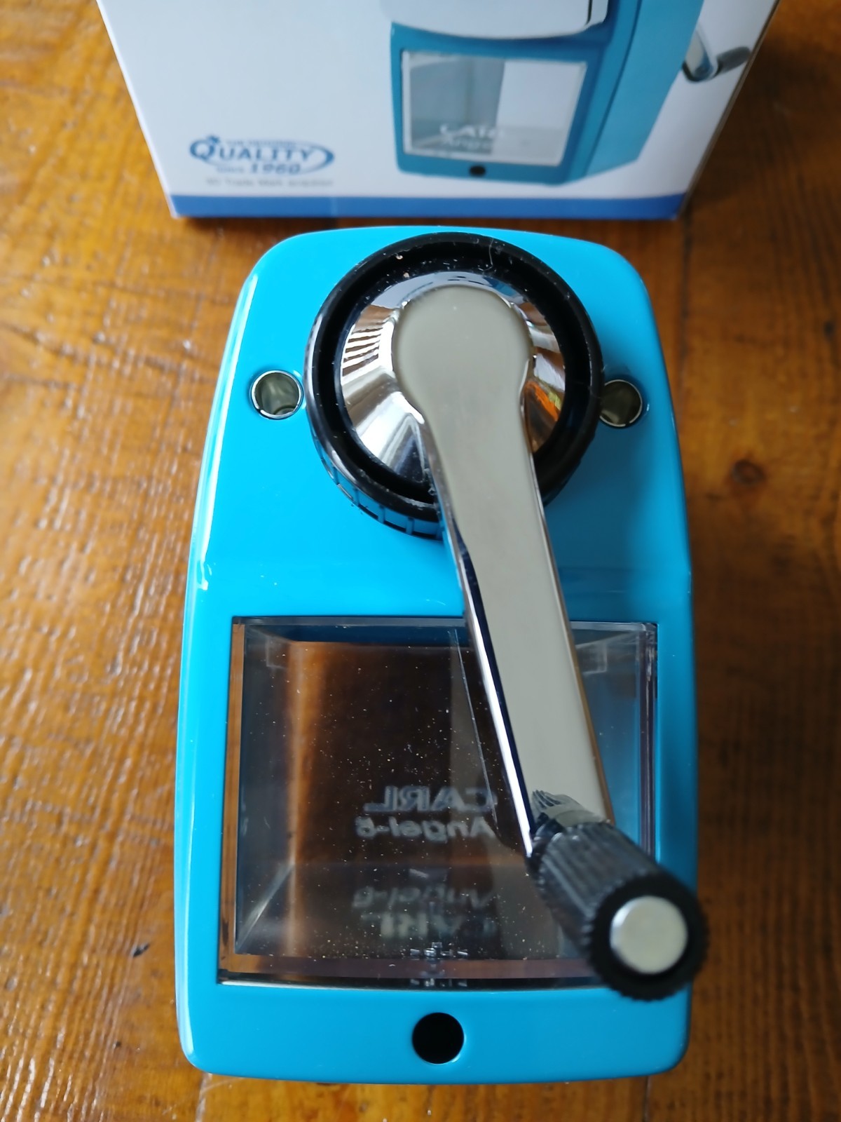 Carl Pencil Sharpener Angel-5 Premium Blue