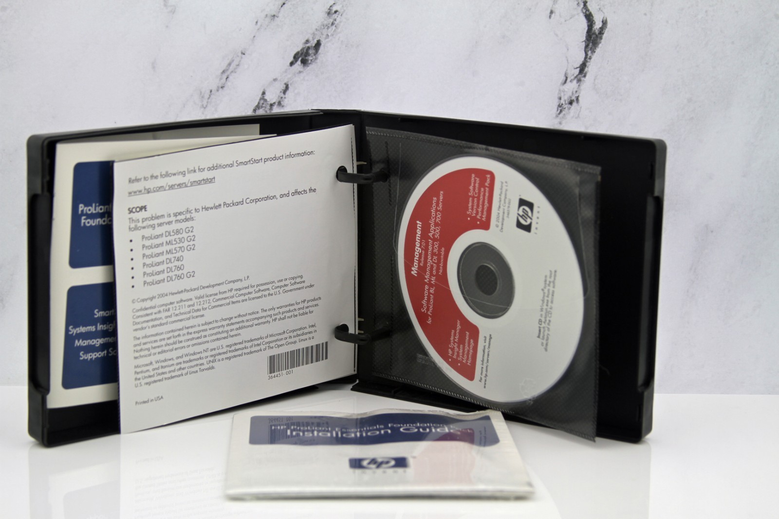 HP ProLiant Essentials Foundation Pack Release 7.01 Media Kit New