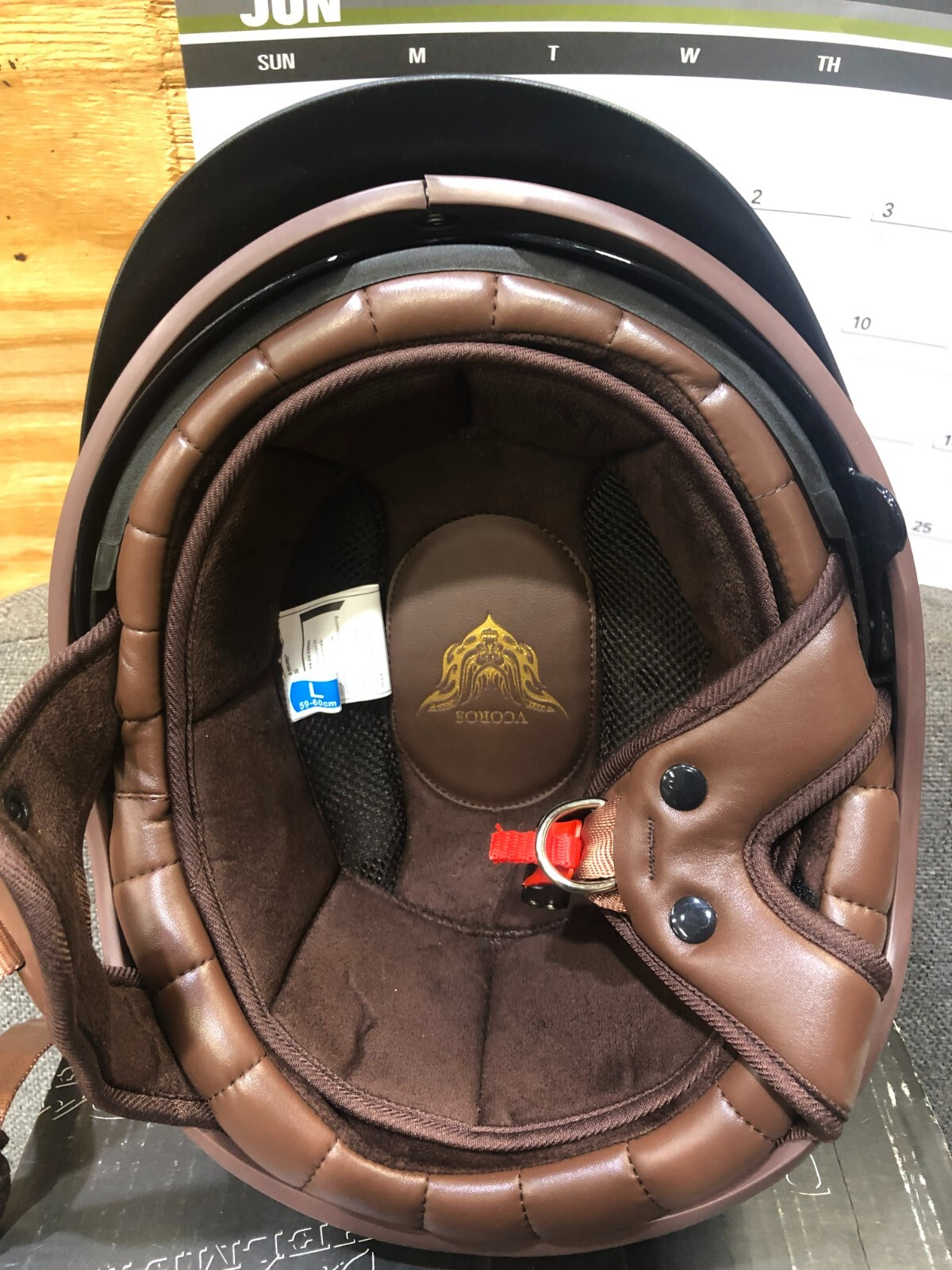New VCOROS Half Helmet Size L
