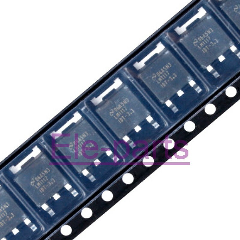 10 PCS LM1117IDTX-3.3 TO-252 LM1117IDT-3.3 Linear Regulator Transistors
