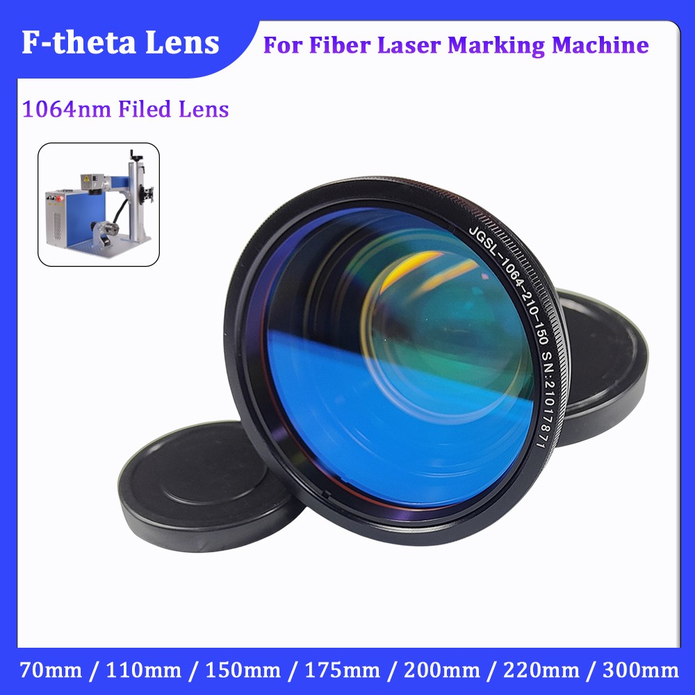 F-Theta Lens Optical Field Lens for 1064nm Fiber Laser Engraving Marking Machine