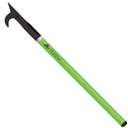 Leatherhead Tools Pll-8Ah-B American Hook, 8 Ft. Pro-Lite Pole, Hiviz Lime