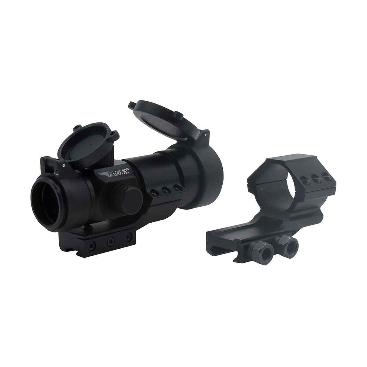 BSA Optics 30mm Red Dot with 2 mounts