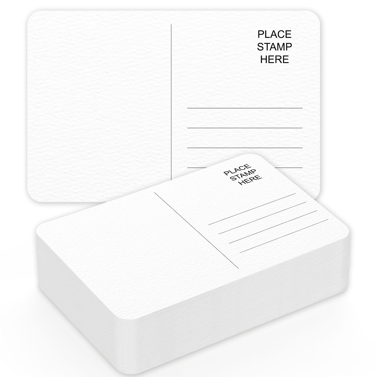 50 Pack Postcards 4x6, 140lb/300gsm Blank Postcards for DIY, Mailing, Paintin...