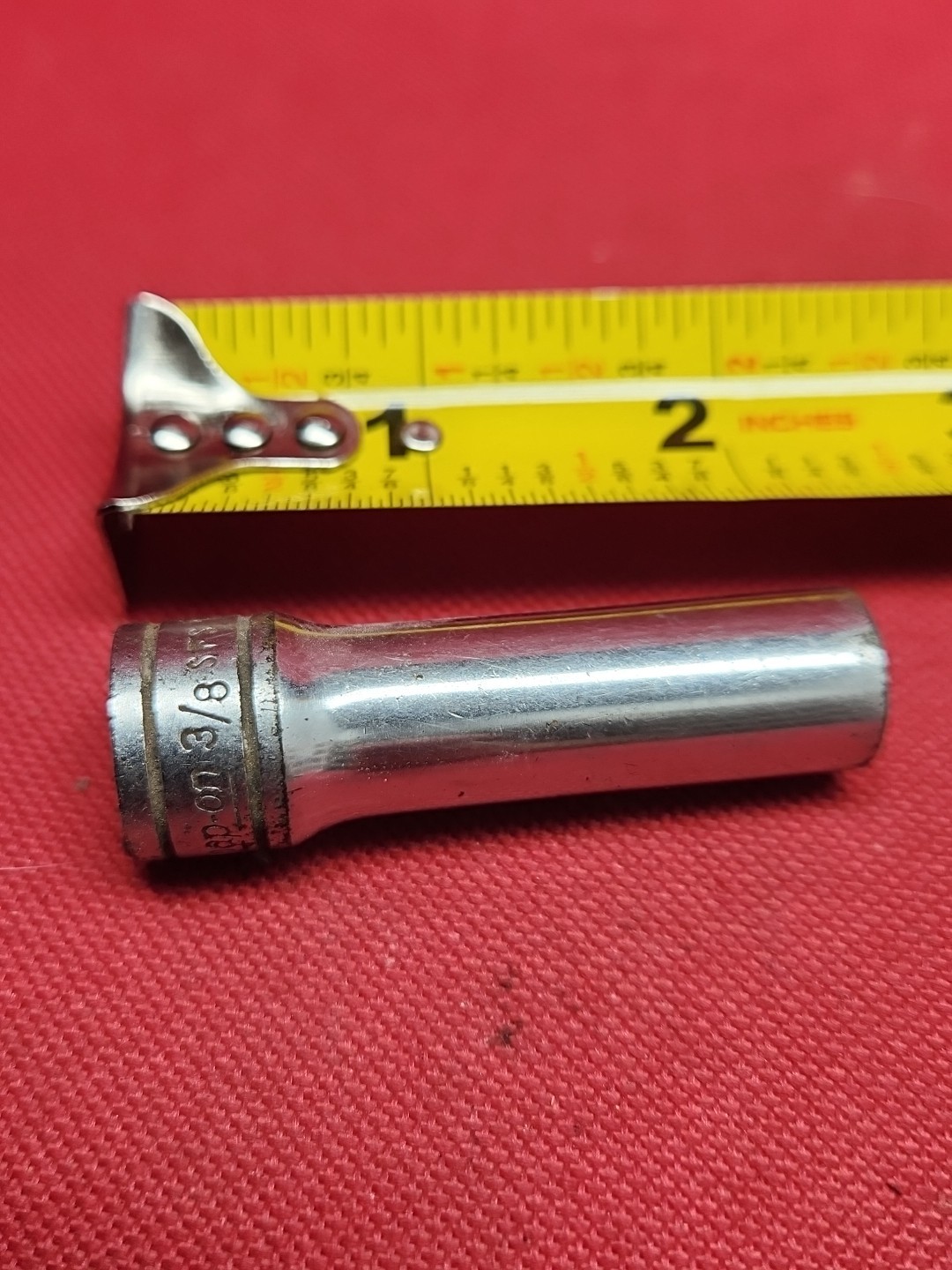 Snap On USA Tools SFS121 = 3/8" inch Drive 6-point 3/8" Inch Deep Socket V-Nice!