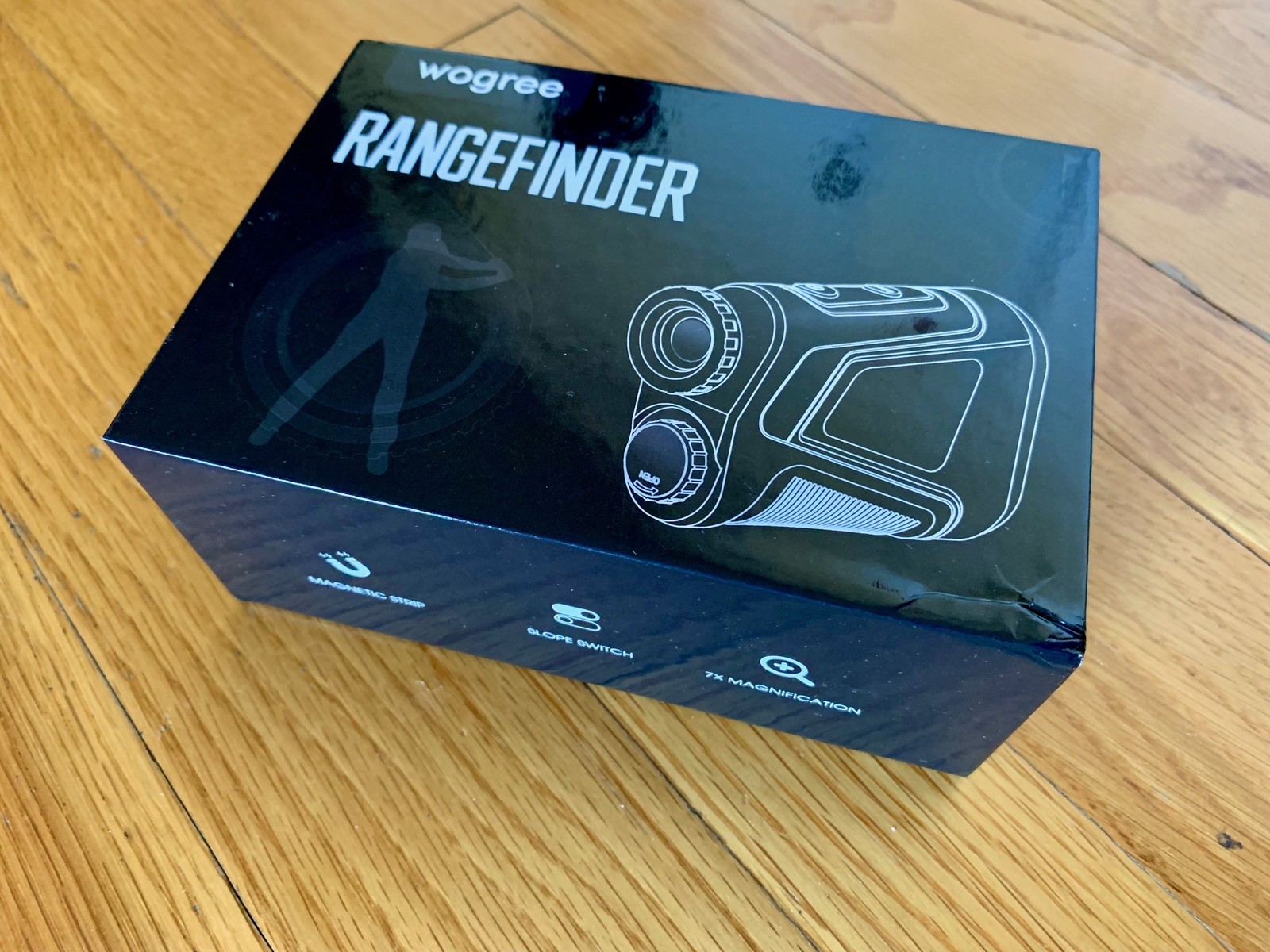 Hunting/Golf Laser Rangefinder, 1800 yd, Flag Lock with Pulse Vibration