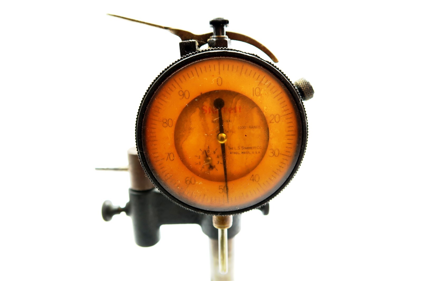 Starrett No 655-441 Transfer Comparator Dial Indicator with Stand