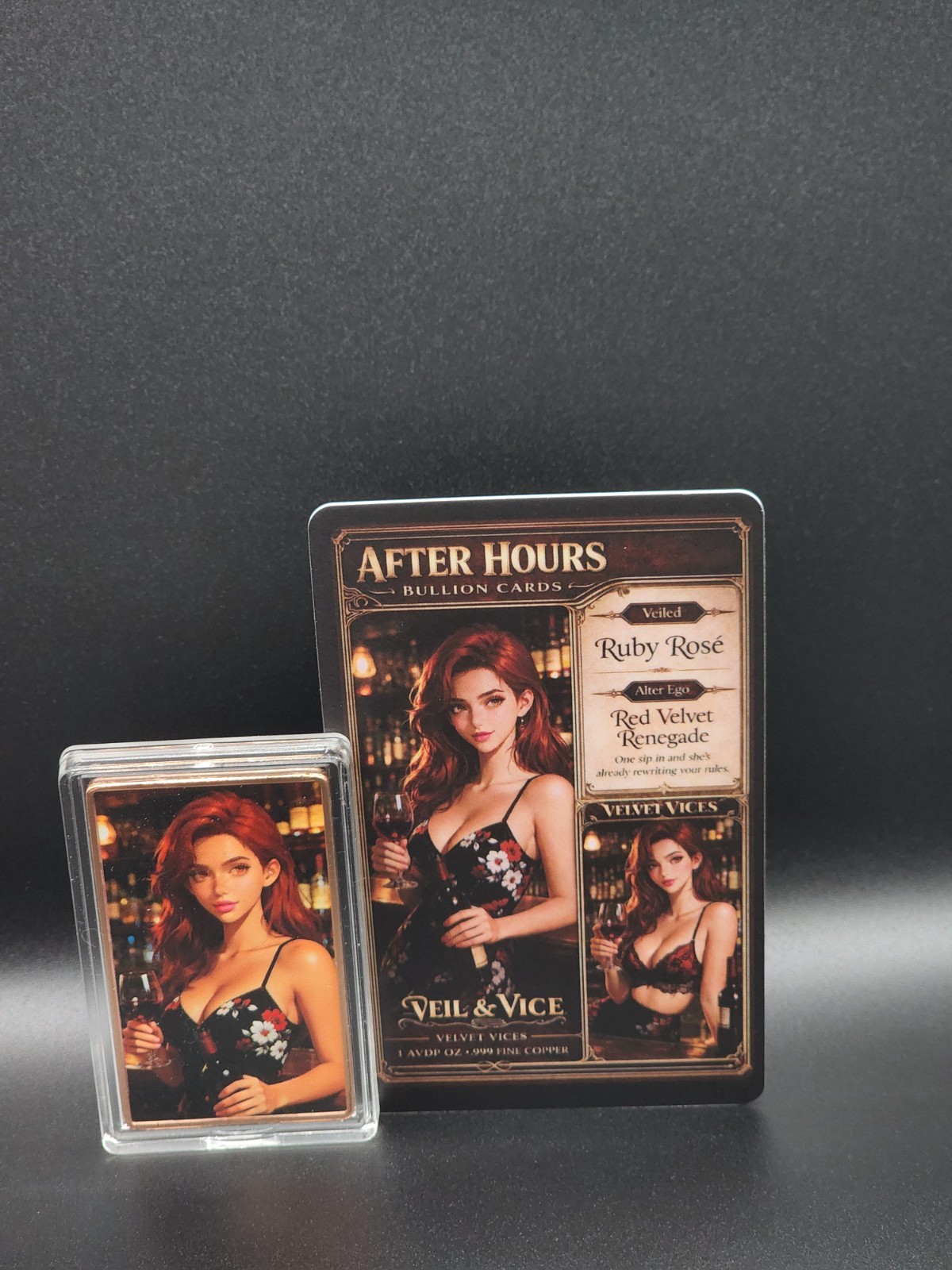 1 oz .999 Copper Pin-Up Art Bar Lot Random Veil & Vice Collectible Limited /50