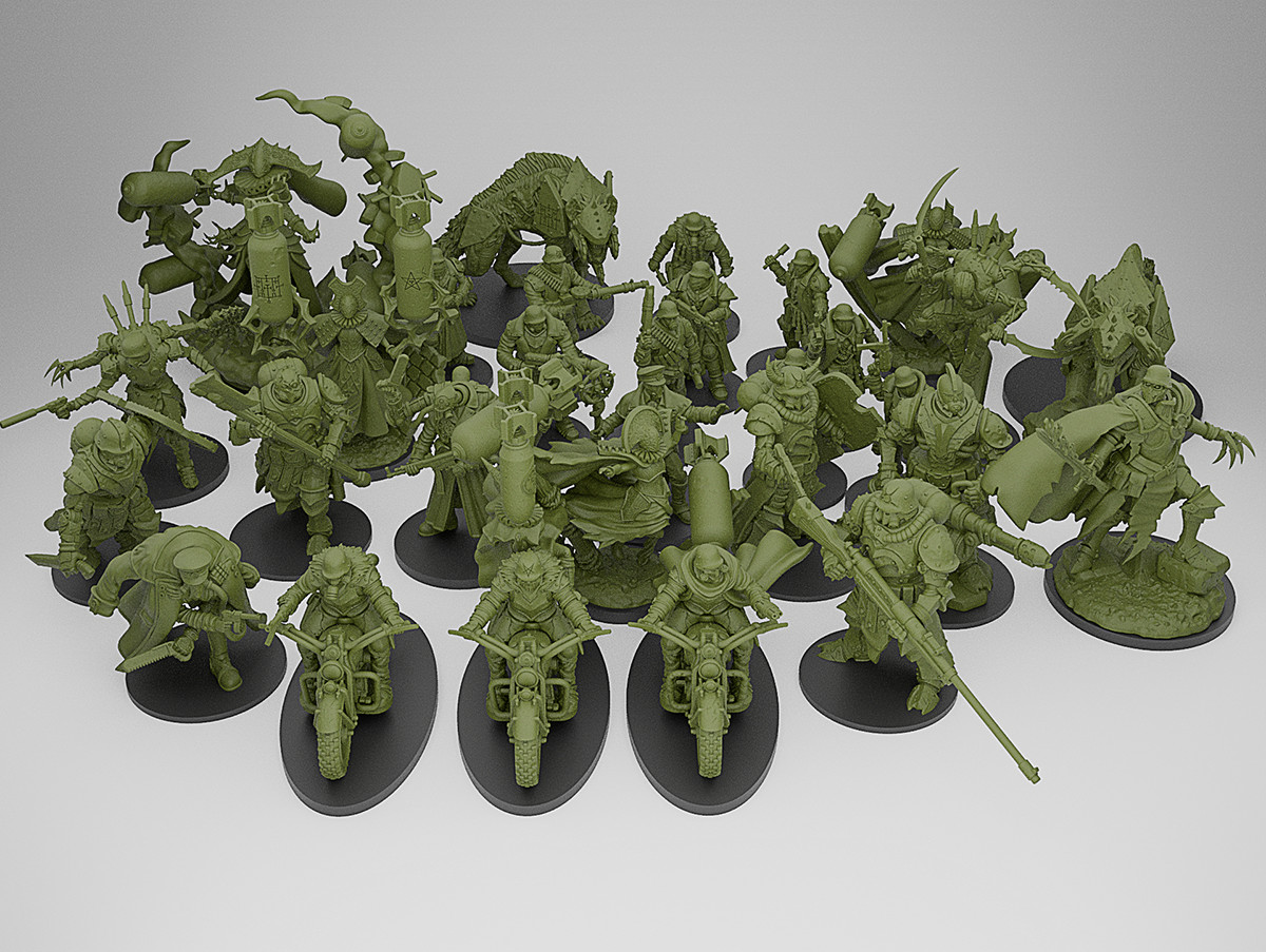 Cadaver Corps | Trench War Party | 32MM | Print on Demand