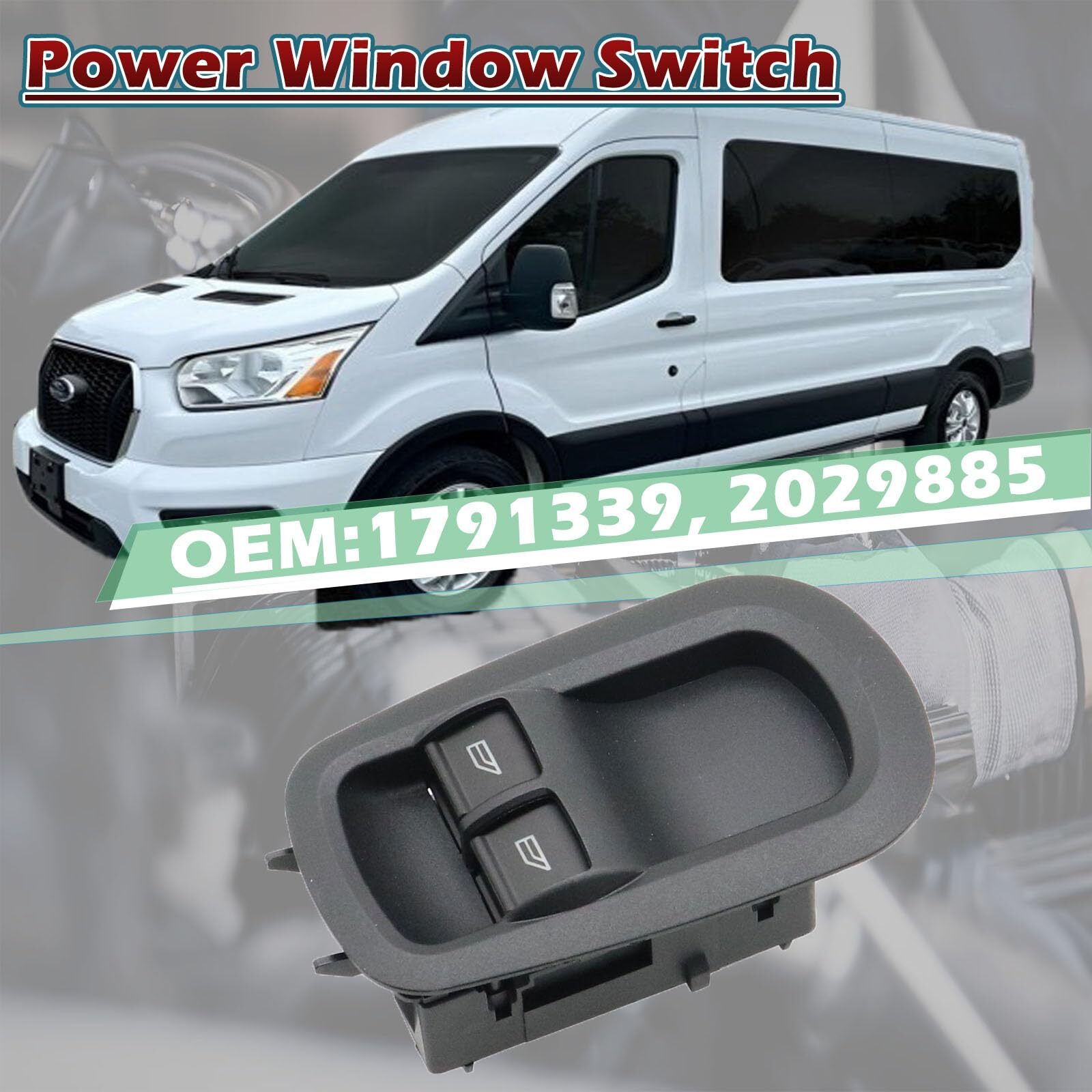 Window Switch Control for 2014 2015 2016 2017 2018 2019 Ford Transit MK8 Custom