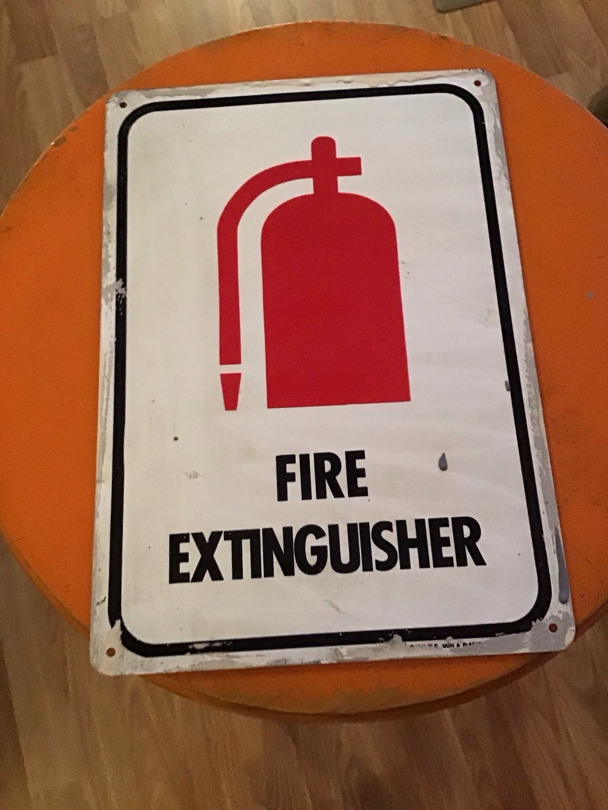 Sign- Fire Extinguisher