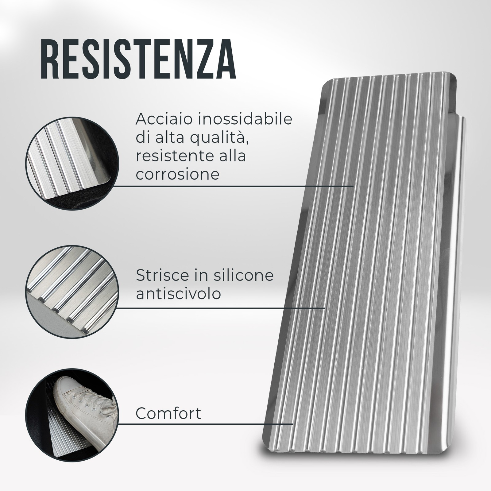 Footrest Plate for BAIC Beijing 7 (X75) 2022 - Brushed Silver
