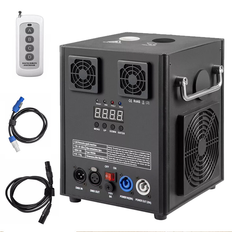 1/2/4Pcs 700W Cold Spark Machine Firework Special Stage Effect Flame Effect DMX