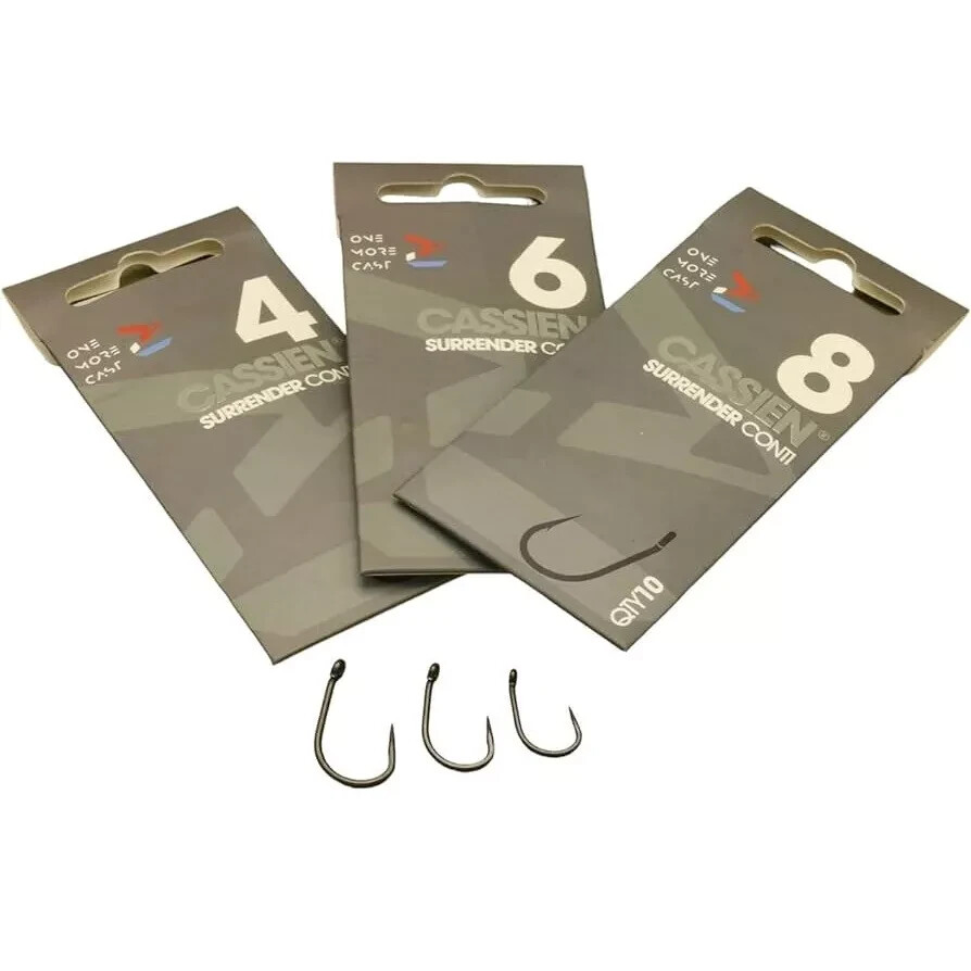 One More Cast Cassien Surrender Conti Hooks All Sizes