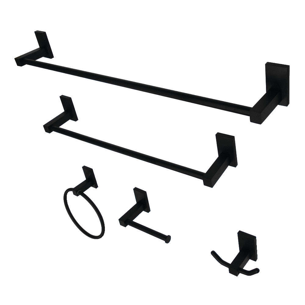 Kingston Brass Continental 5-Piece Bathroom Accessory Set