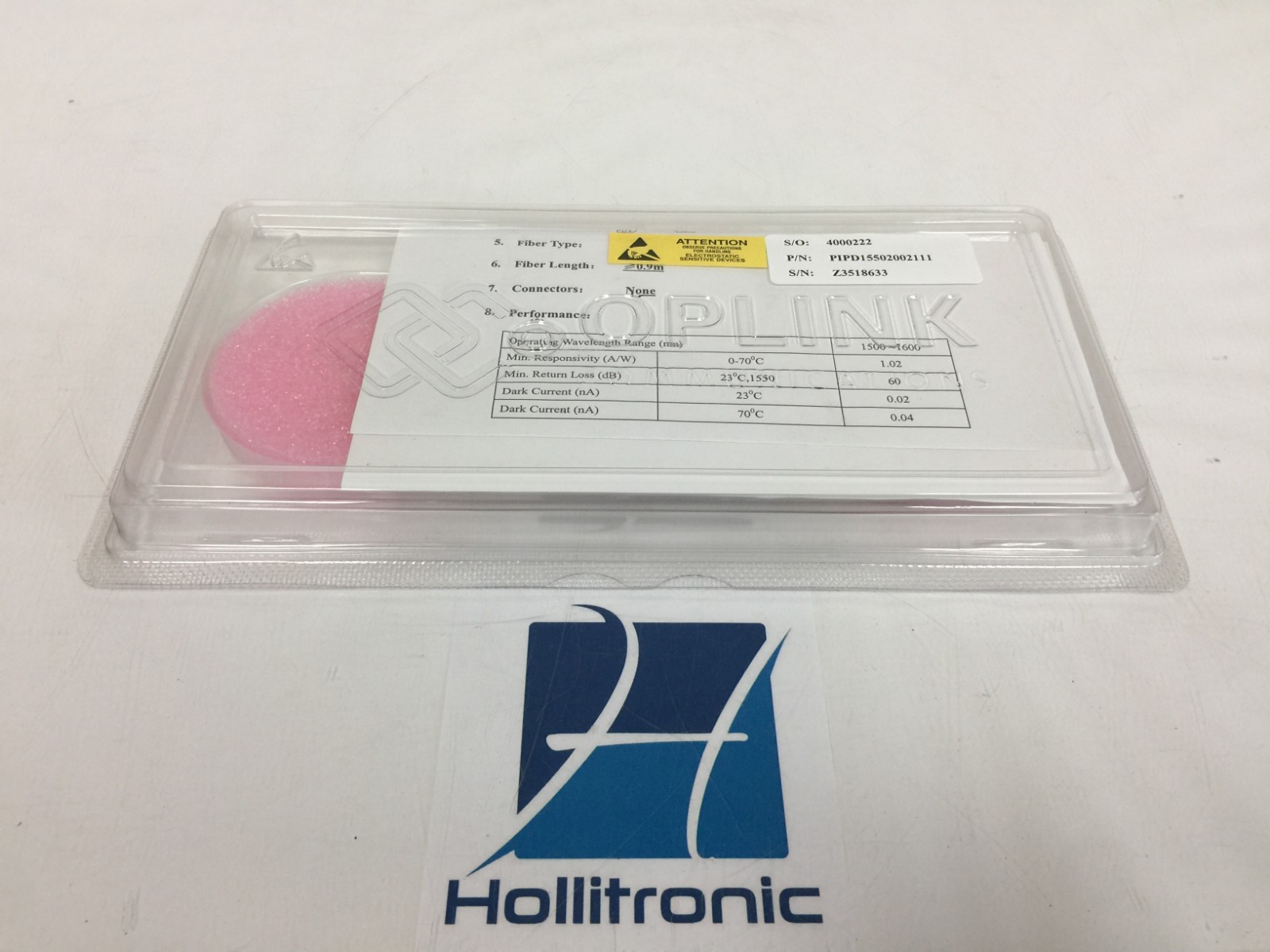 Oplink PIPD15502002111 Fiber Optic Module 4000222