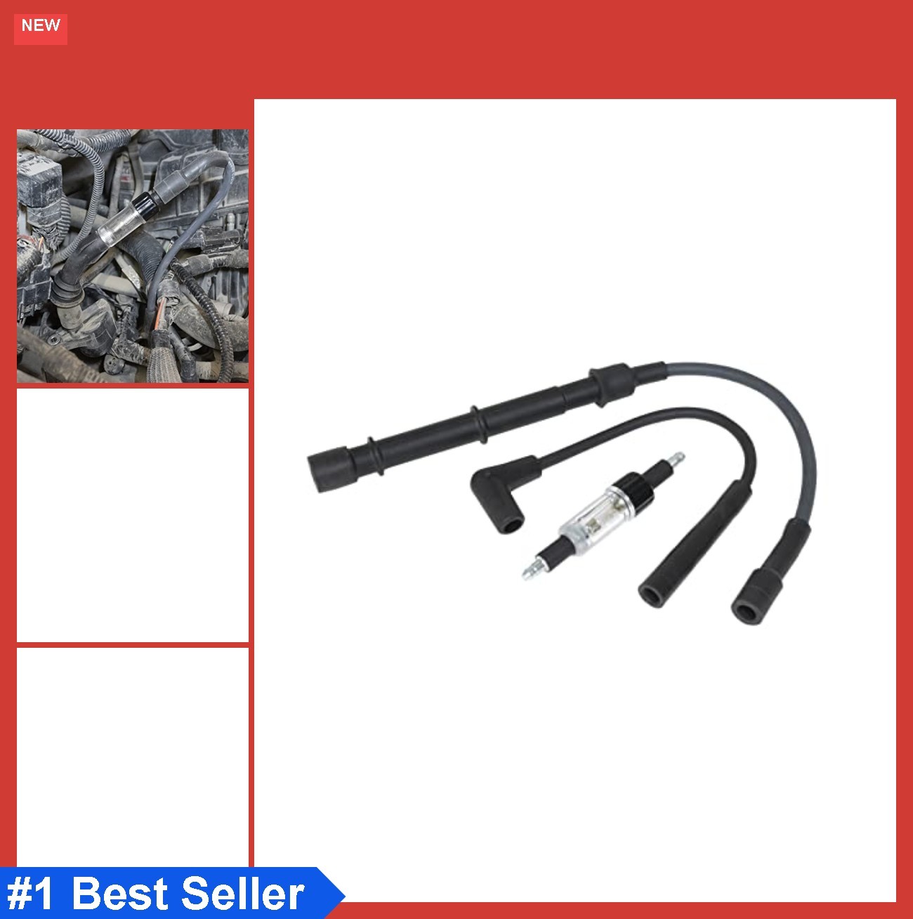 Inline Spark Tester Coil On Plug Wire Tool Straight 90 Degree Boot Ignition