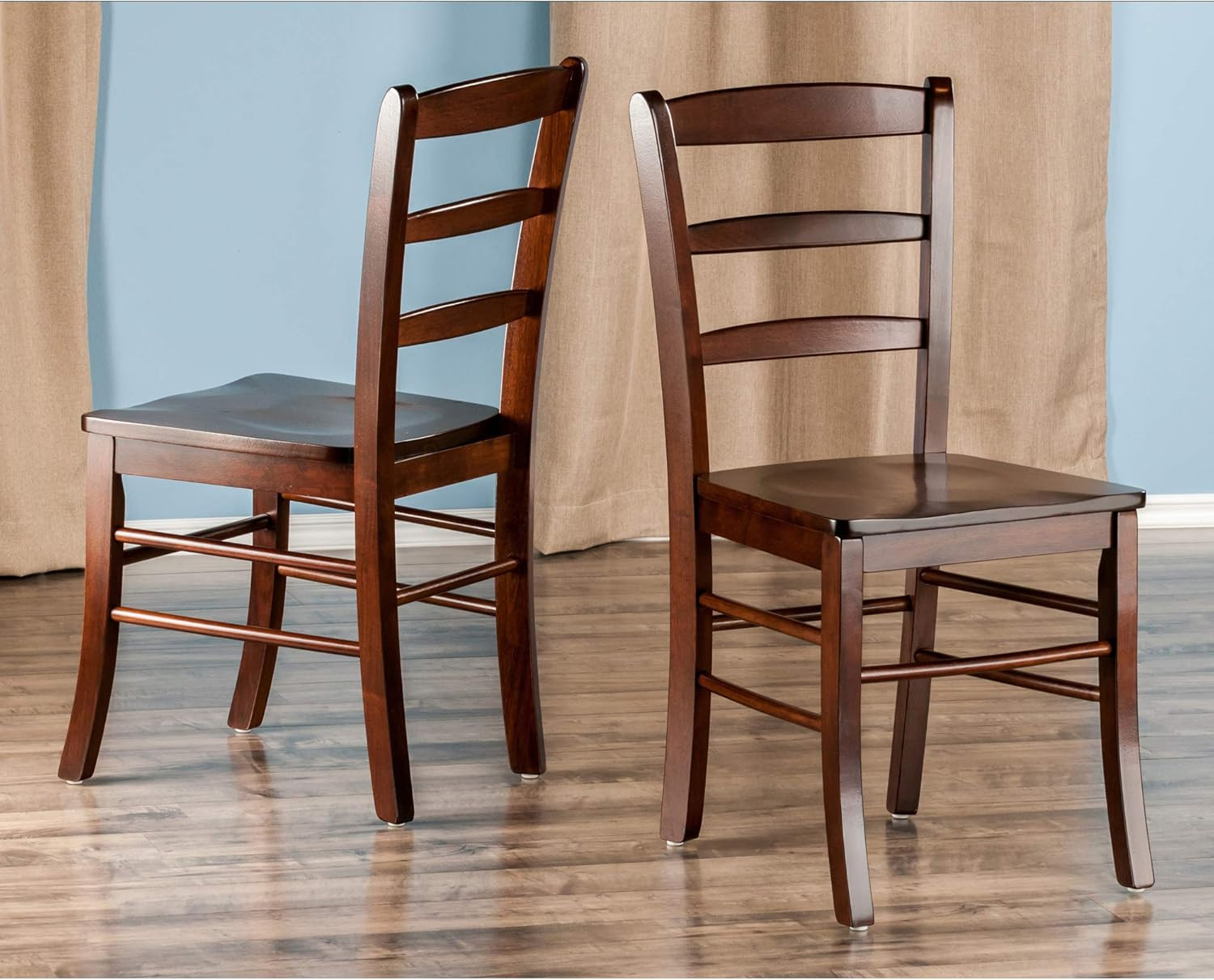 Groveland Square Dining Table, 4 Chairs, Antique Walnut