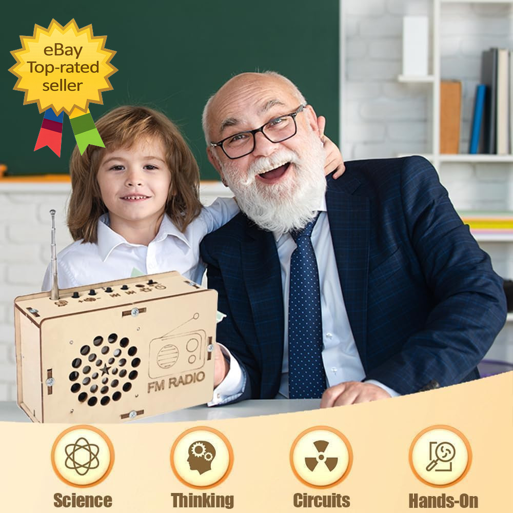 STEM Science Kit DIY Radio Building Electronics Project Toy for Kids LearningKit