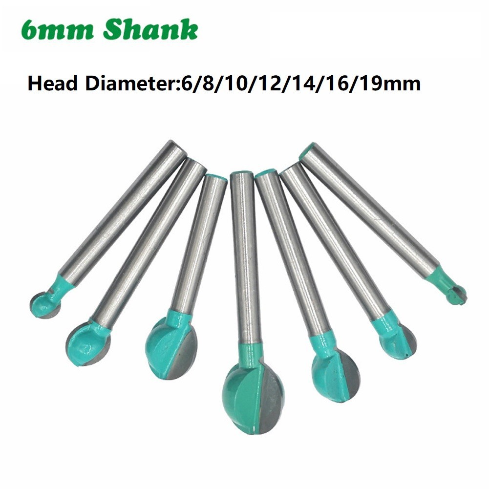 Precision Carving Router Bit with 6mm Shank for Woodworking Tasks
