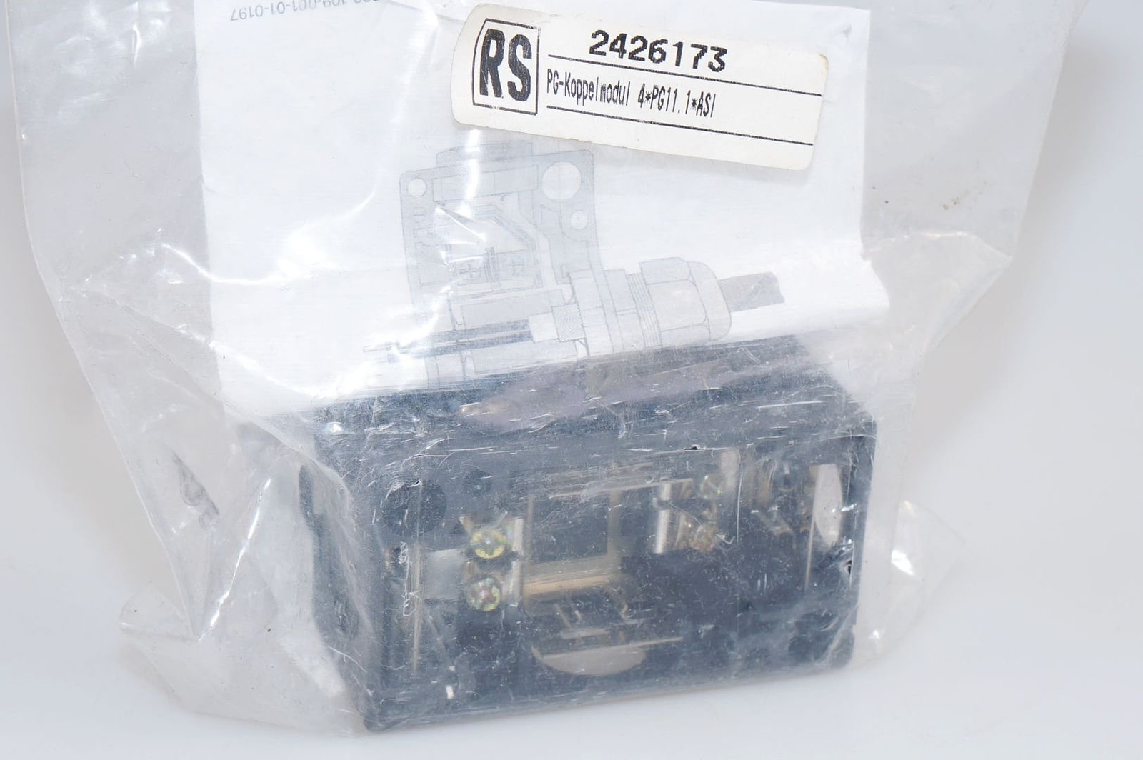 IFM AC 5004 734 036-100 Enclosure for as Interface Module Conf. Orig. ,New