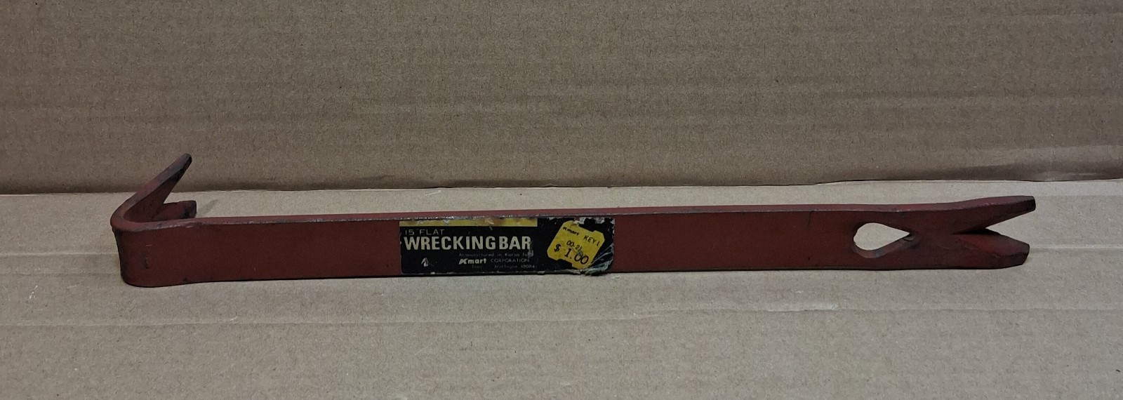 Vintage Kmart 15 Inch Flat Wrecking Bar