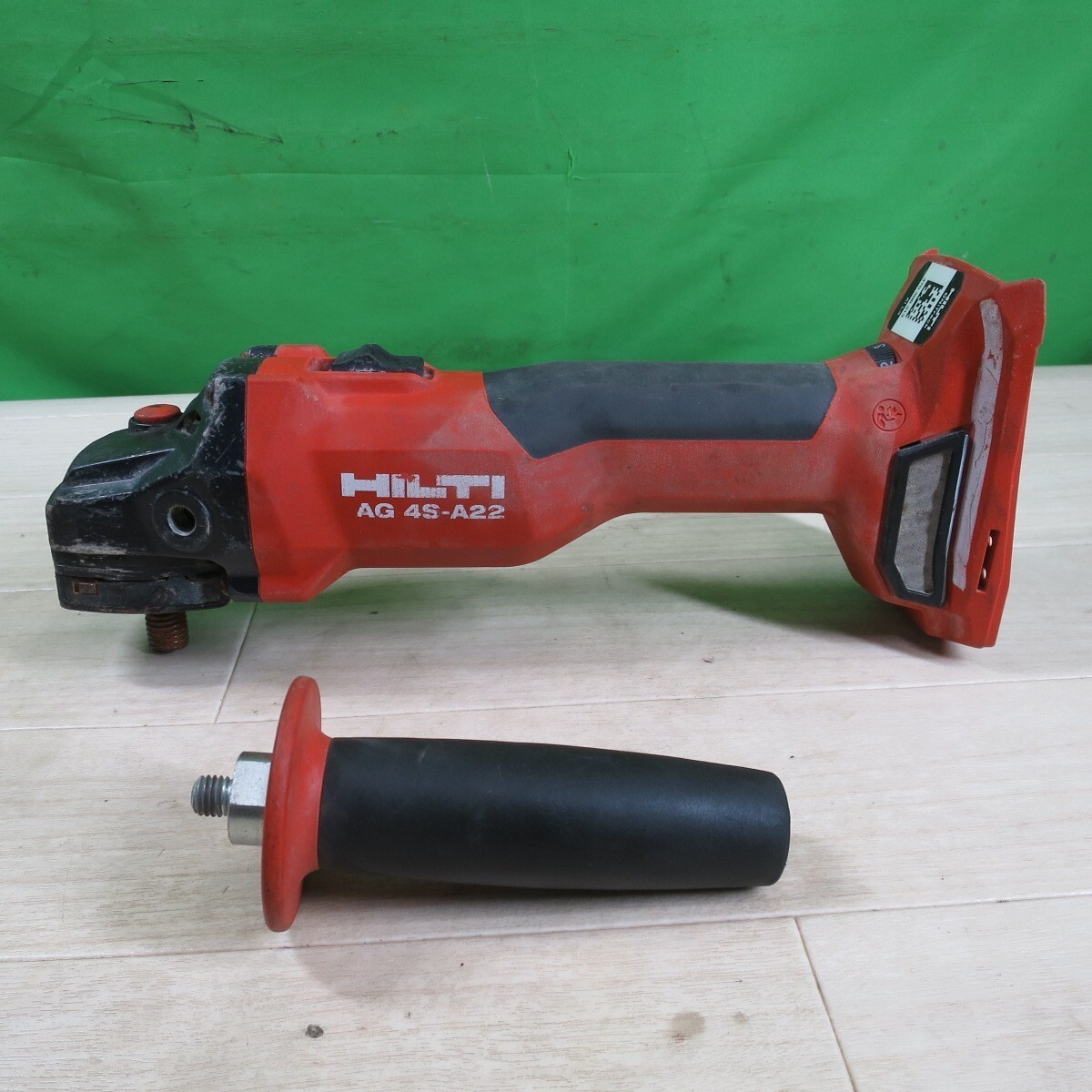 HILTI AG 4S-A22 100 Cordless Angle Grinder Ergonomic Design No Case Used Working