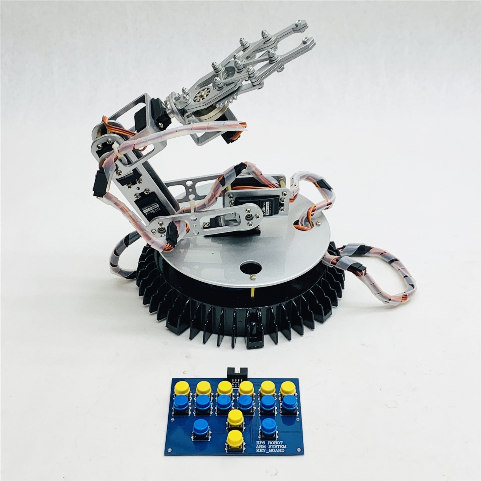 Global Specialties R700 C-Programmable 6-Degree Vector Aluminum Robotic Arm