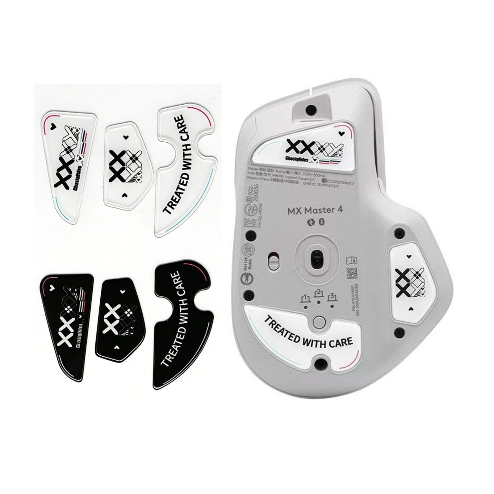 Rounded Curved Edges Mouse Feet Skates for Logitech MX Master 4 High Quality