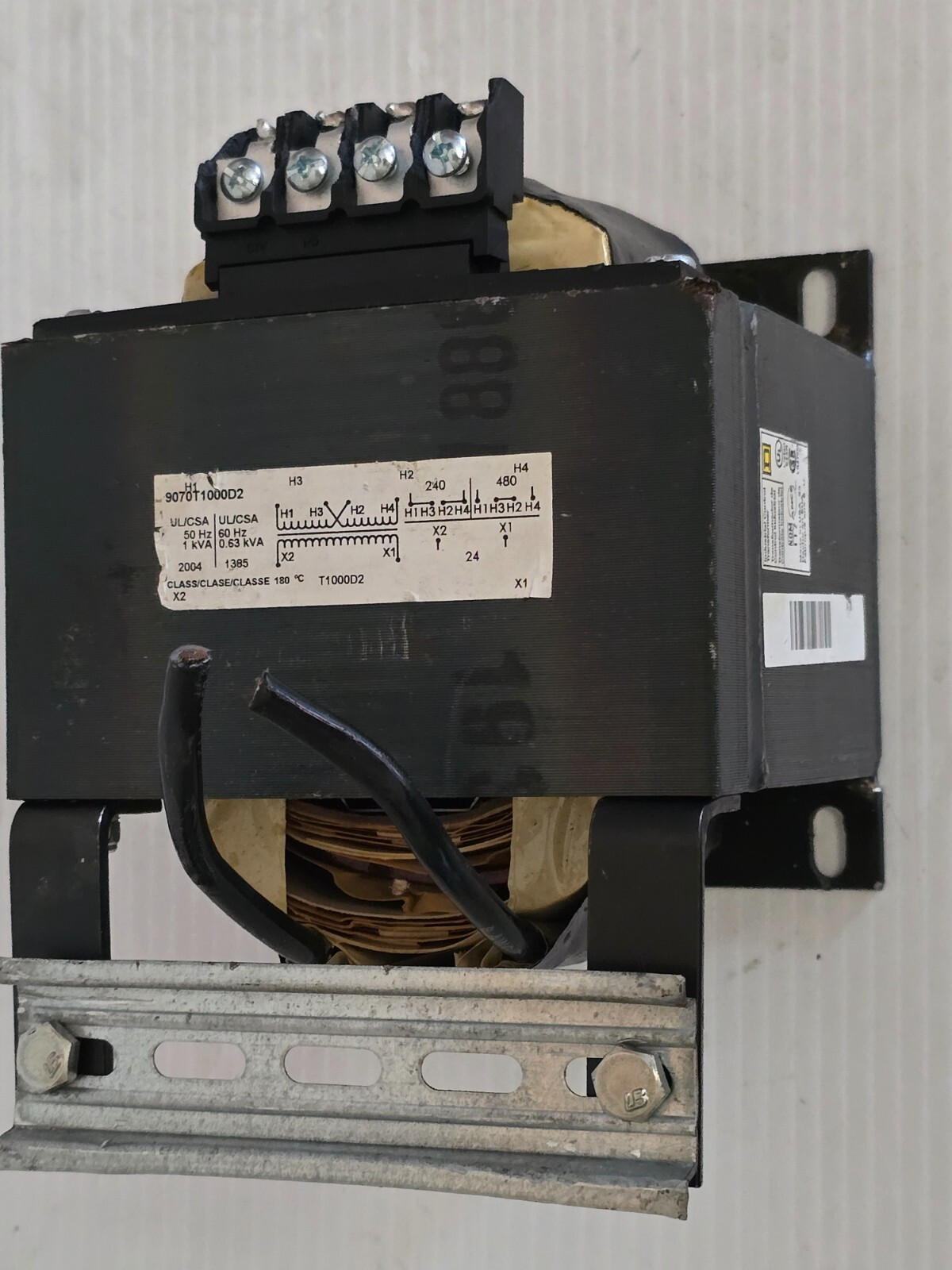 Square D 9070T1000D2 Control Transformer, NEW open box