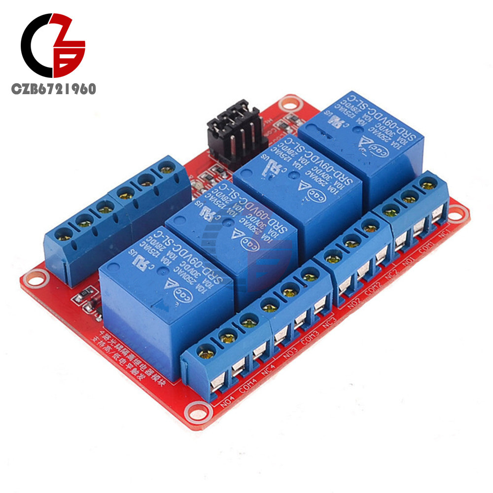 1pcs 1/2/4/8 Channel 5V 12V 24V Relay Module Board High and Low Level Trigger