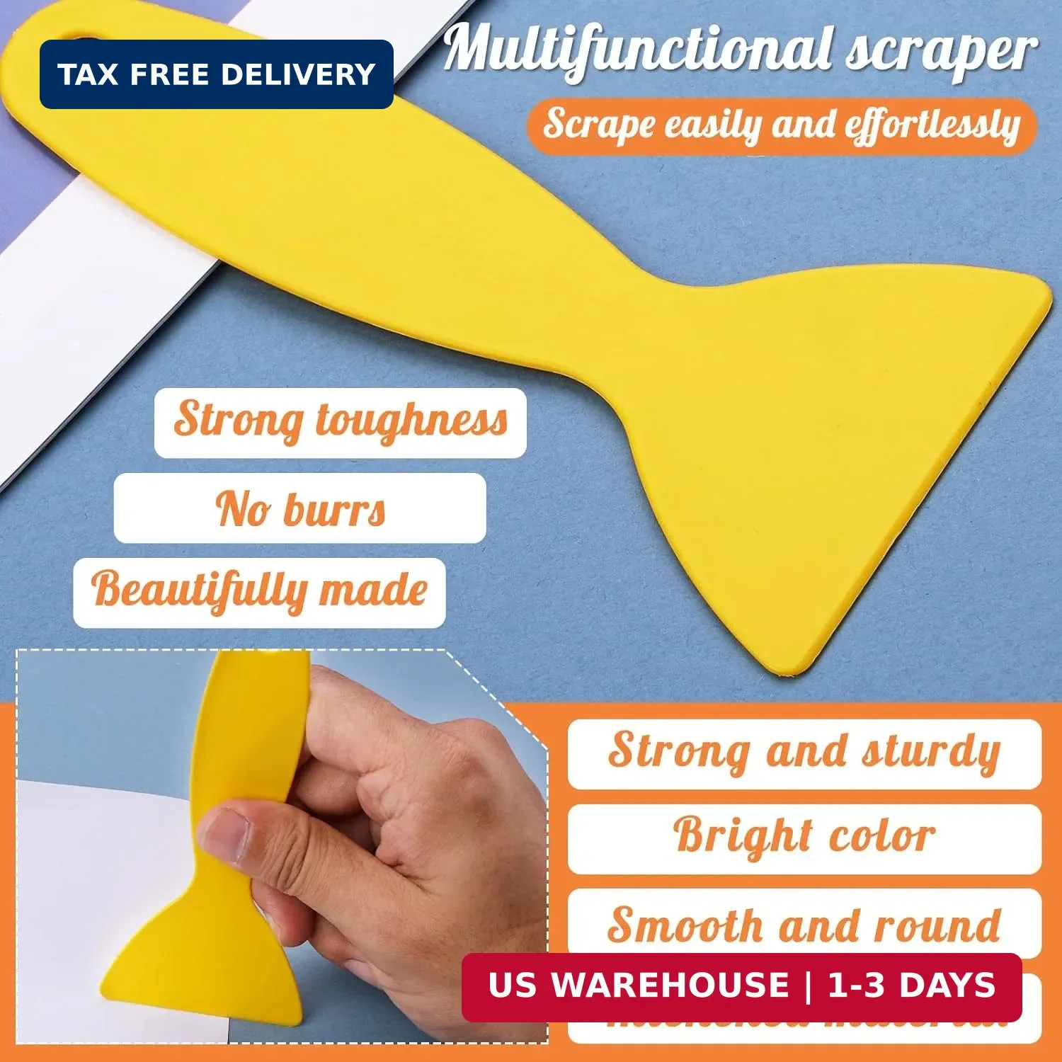 4PCS Plastic Bone Folder Paper Creaser Folding Tool Bookbinding Set