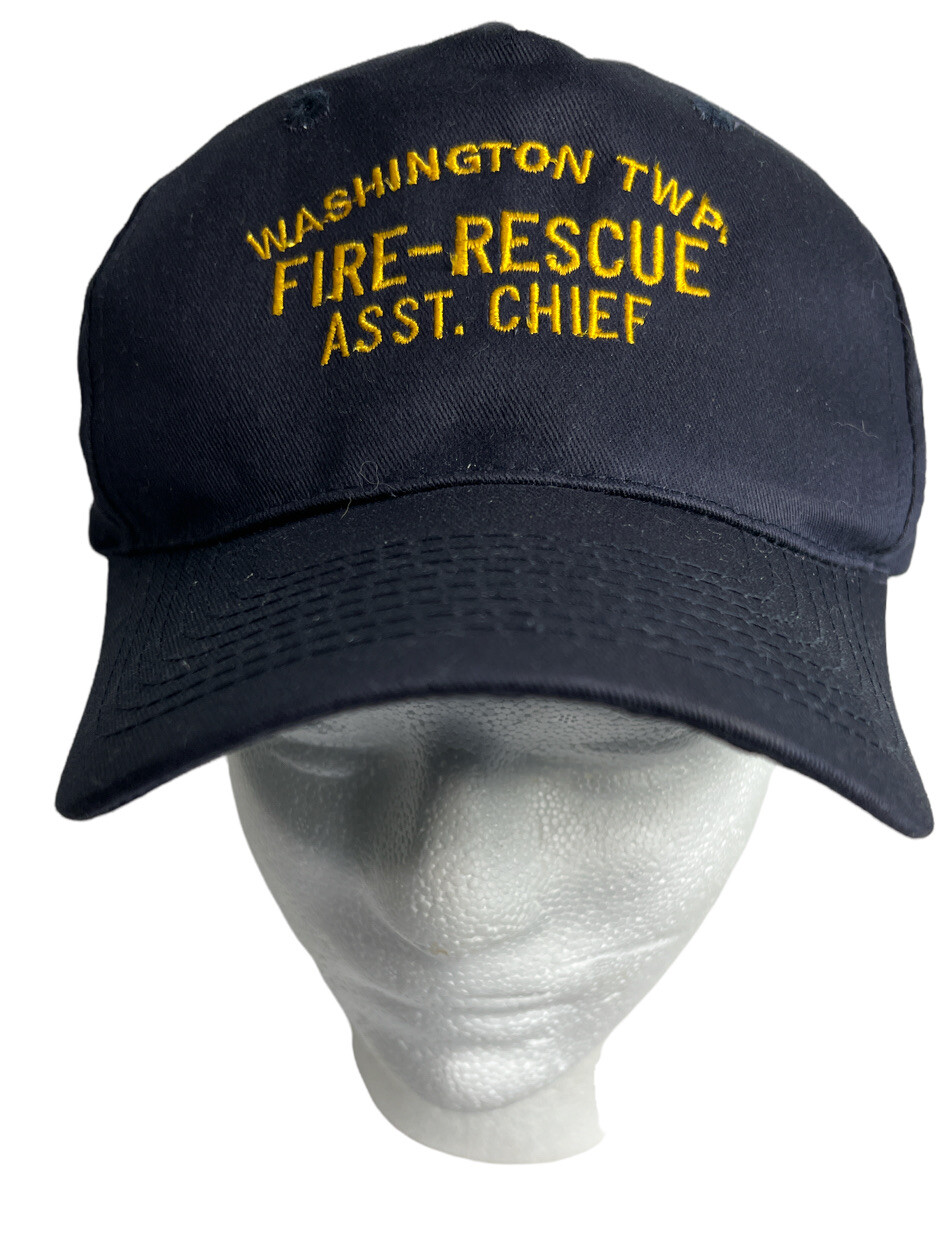 Vintage Snapback Navy Blue Assistant Chief -Washington TWP. Fire Rescue