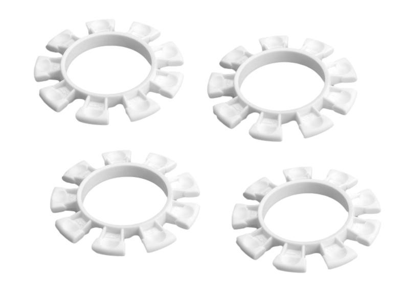 Jconcepts Satellite Bands Tire Gluing Rubber Bands Set 4 White 1/10 1/18 Scale