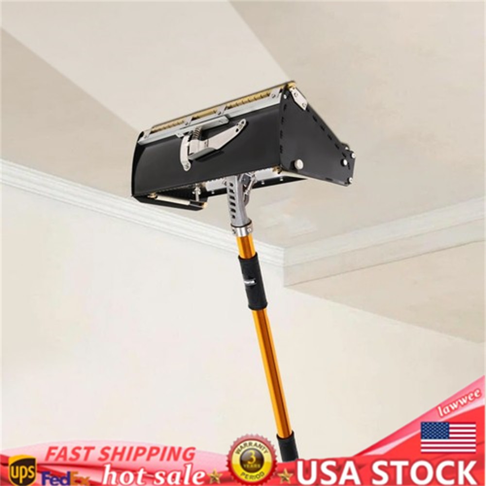 12" Drywall Flat Finishing Box Alloy Drywall Tools Painting&Scraping Putty Wall