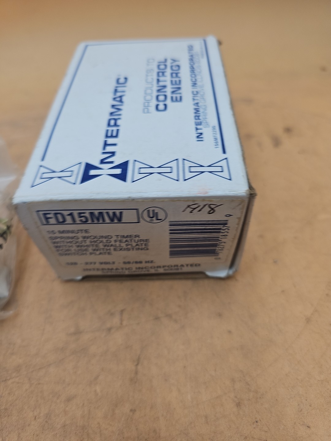 Intermatic FD15MW Spring Wound Time Switch Timer 15 Minute Cycle