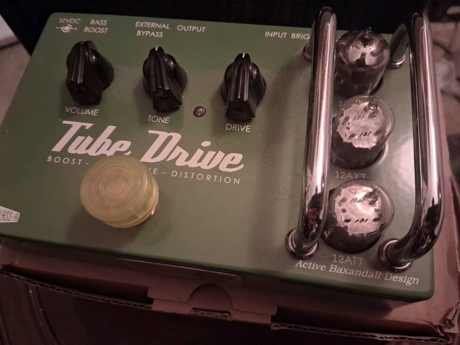 Effectrode Tube Drive Overdrive Boost All Tube Preamp Made In England