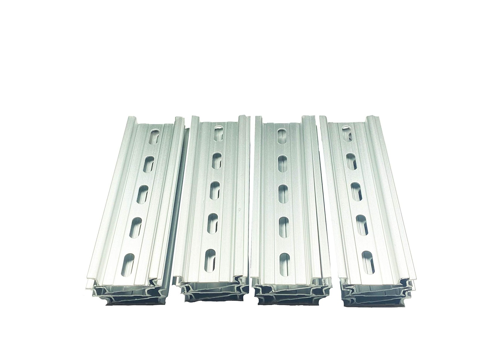 T&G 20 Pieces 5" DIN Rail Slotted Aluminum RoHS 5 Inches Long 35mm Wide 7.5mm...