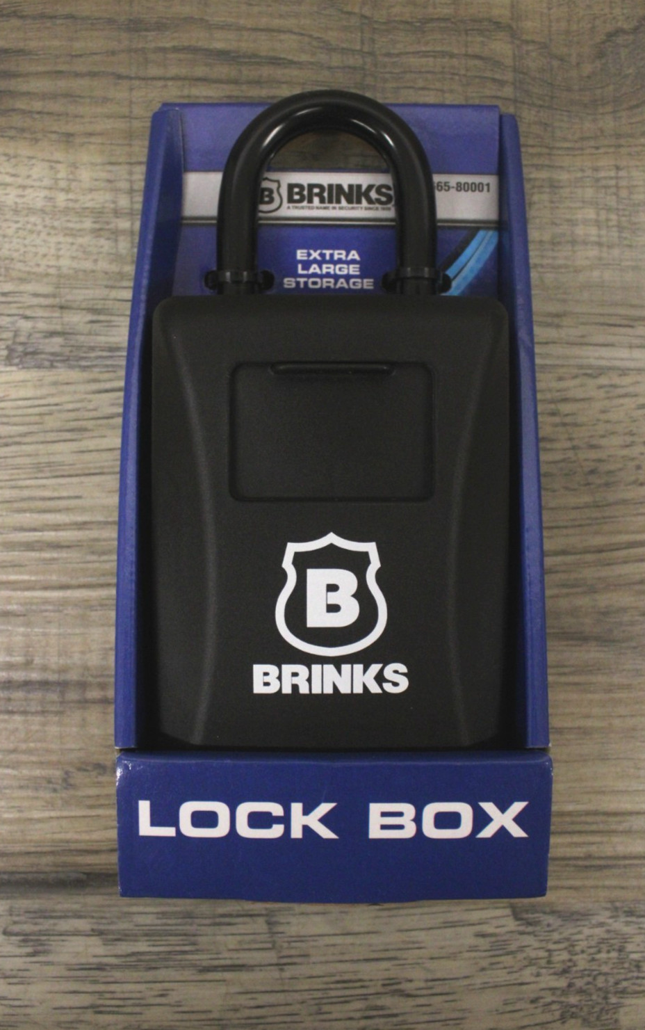 BRINKS Resettable LOCK BOX - Extra Large Storage with Steel Shackle (665-80001)