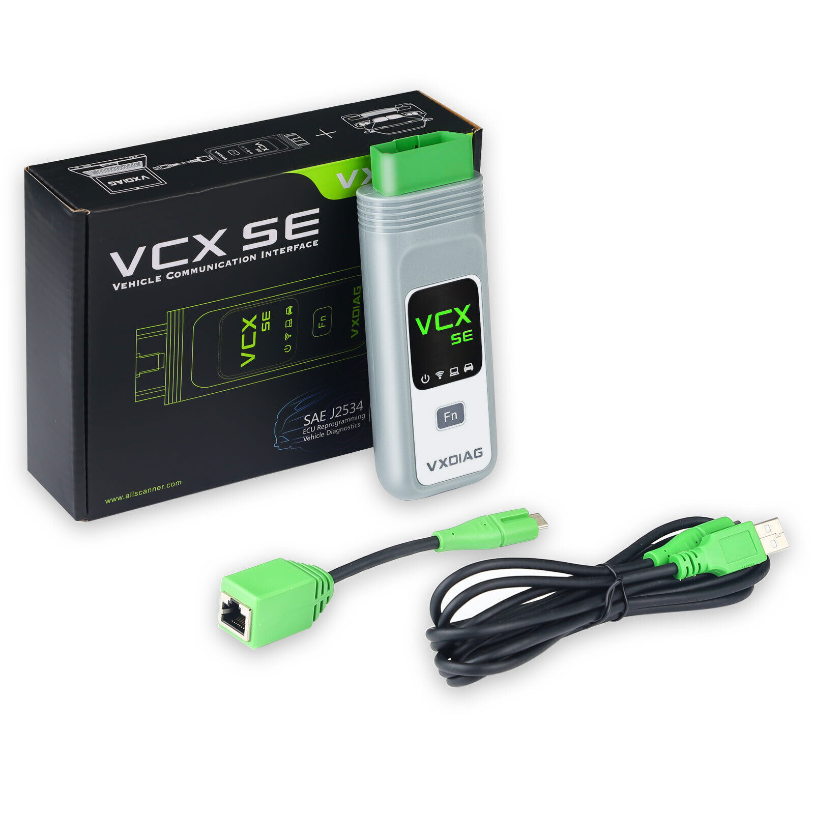 VXDIAG VCX SE for BMW OBD2 Diagnostic Scanner J2534 Programming Key Coding Tool