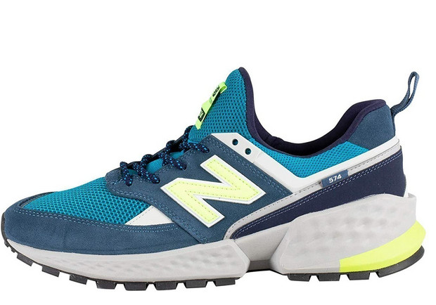 New Balance 574 Sport "Blue/Teal/Green" Men's Shoes Running MS574UE