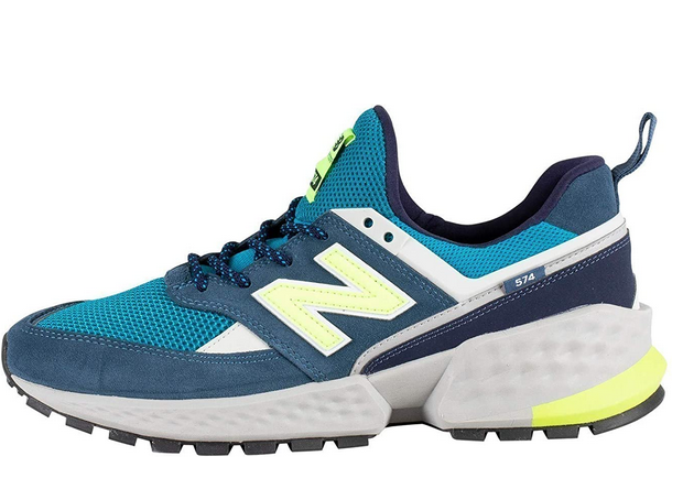 New Balance 574 Sport "Blue/Teal/Green" Men's Shoes Running MS574UE