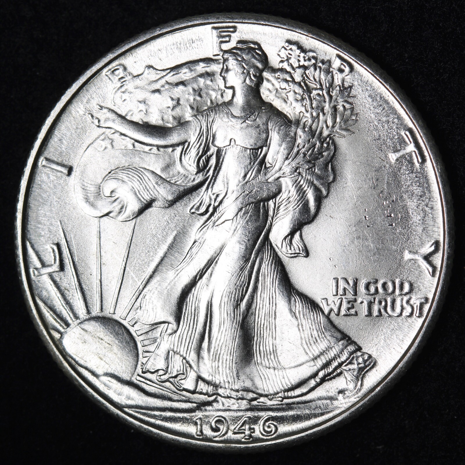 BU 1946-D Walking Liberty SILVER Half Dollar UNCIRCULATED UNC MS