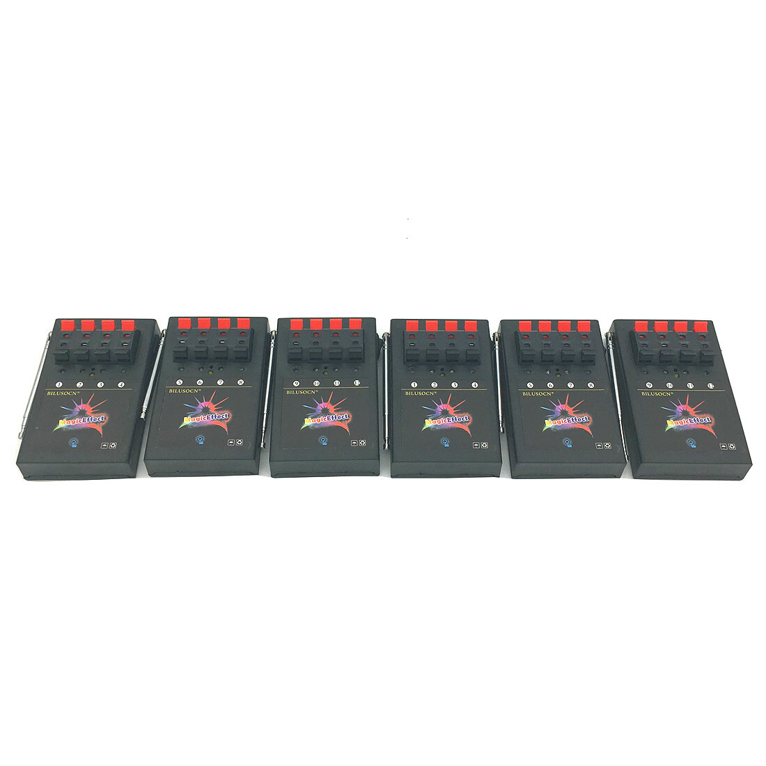 US warehouse set of 24 cues/ 6 receiver boxes 433MHZ for fireworks firing system